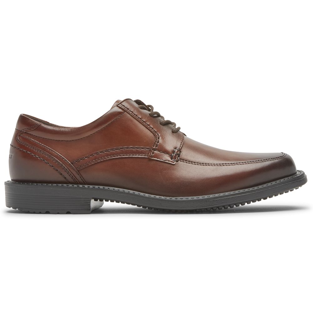 Rockport Canada Style Leader 2 Apron Toe - Mens Oxfords Brown (ATD146809)